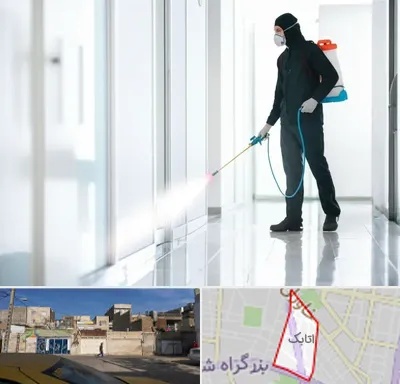 سمپاشی شرکت در اتابک