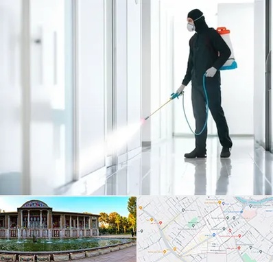 سمپاشی شرکت در عفیف آباد شیراز 