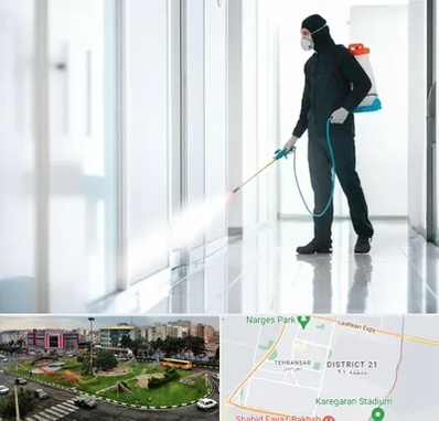 سمپاشی شرکت در تهرانسر 