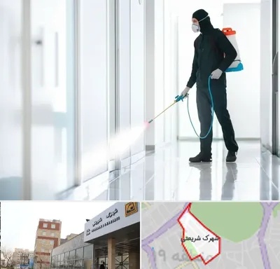 سمپاشی شرکت در شهرک شریعتی