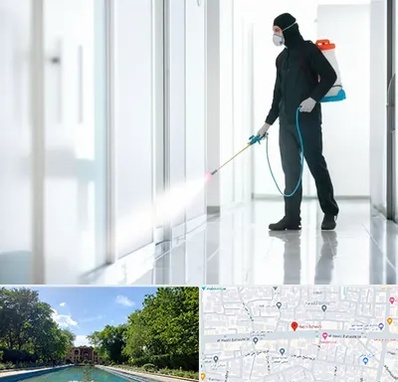 سمپاشی شرکت در هشت بهشت اصفهان 