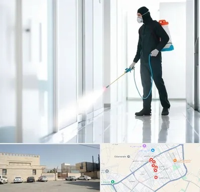 سمپاشی شرکت در نواب اسلامشهر 