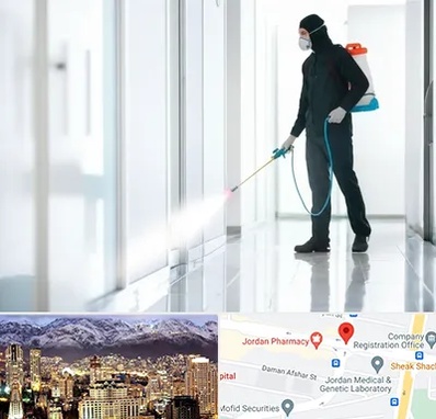 سمپاشی شرکت در جردن 