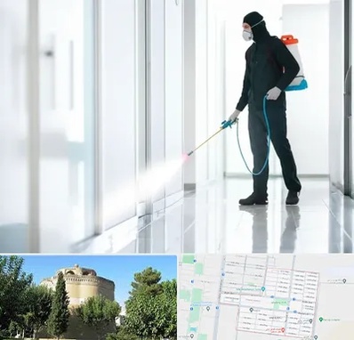 سمپاشی شرکت در مرداویج اصفهان 