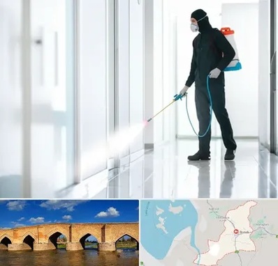 سمپاشی شرکت در بناب