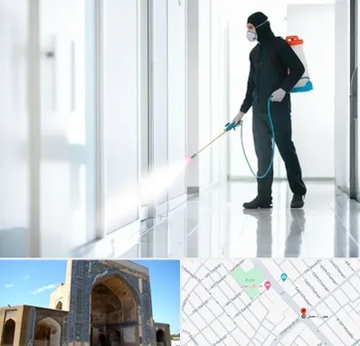 سمپاشی شرکت در مصلی مشهد