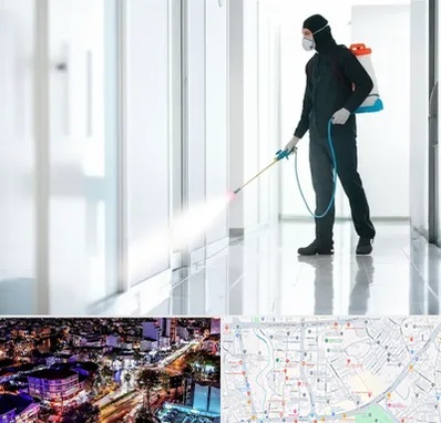 سمپاشی شرکت در منظریه رشت 