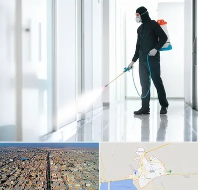 سمپاشی شرکت در بندر ماهشهر