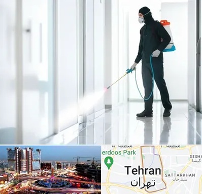 سمپاشی شرکت در صادقیه 