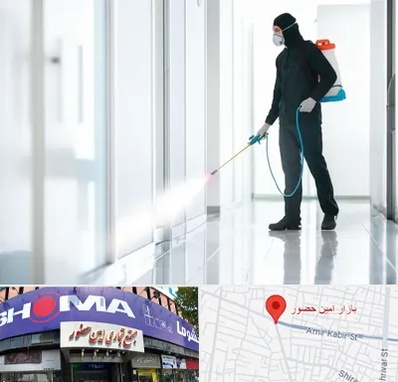 سمپاشی شرکت در امین حضور