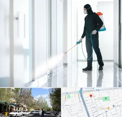 سمپاشی شرکت در کوی فیروز تبریز