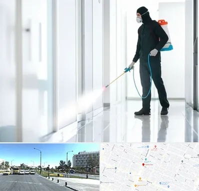 سمپاشی شرکت در بلوار کلاهدوز مشهد 