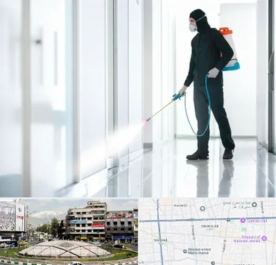 سمپاشی شرکت در مرکز تهران 