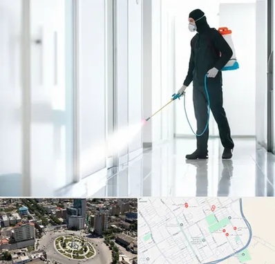 سمپاشی شرکت در زرافشان اسلامشهر
