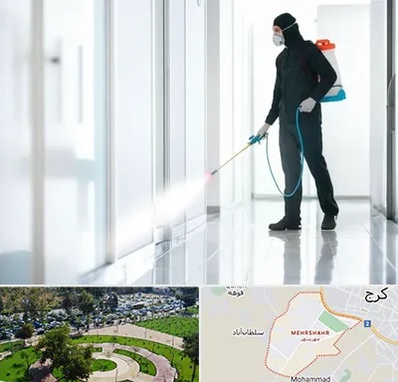 سمپاشی شرکت در مهرشهر کرج 