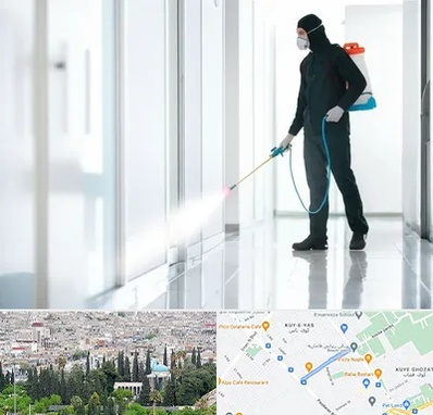 سمپاشی شرکت در محلاتی شیراز 