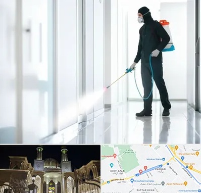 سمپاشی شرکت در زرگری شیراز 