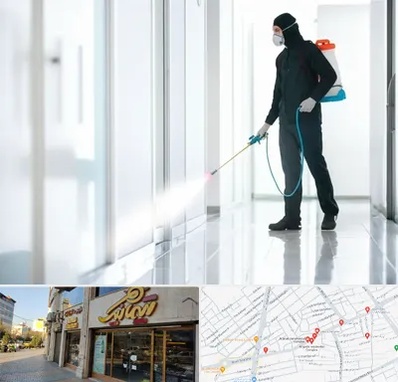 سمپاشی شرکت در عطاران قم 