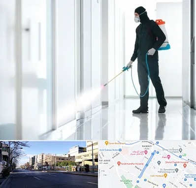 سمپاشی شرکت در خیابان ملاصدرا شیراز 