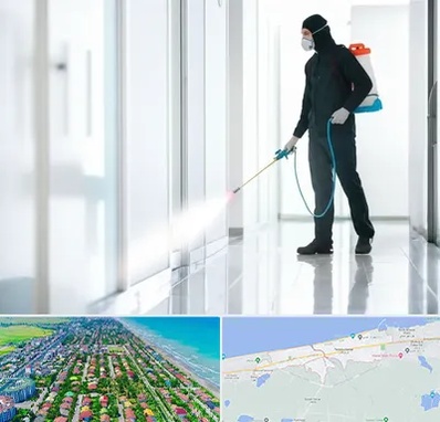 سمپاشی شرکت در فریدونکنار