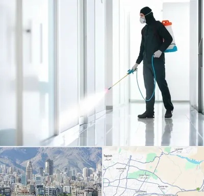 سمپاشی شرکت در شمال شرق تهران