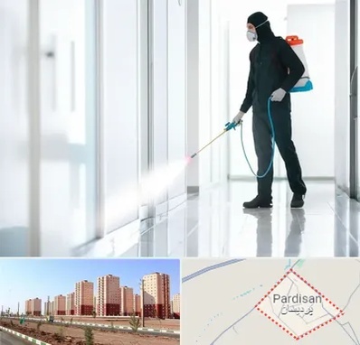 سمپاشی شرکت در پردیسان قم 