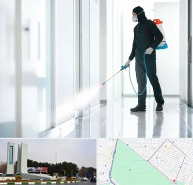 سمپاشی شرکت در بلوار فلسیطین مشهد 