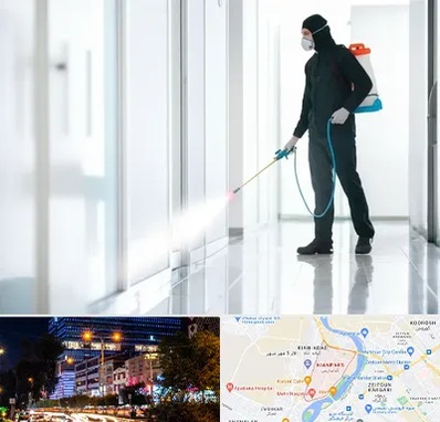 سمپاشی شرکت در کیانپارس اهواز 