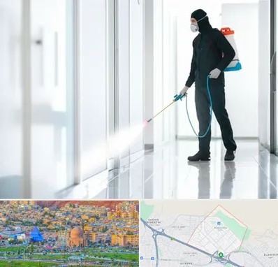 سمپاشی شرکت در رشدیه تبریز 