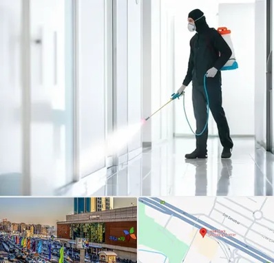 سمپاشی شرکت در لاله پارک تبریز 