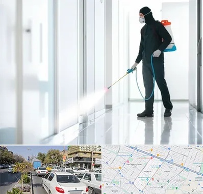 سمپاشی شرکت در مفتح مشهد 