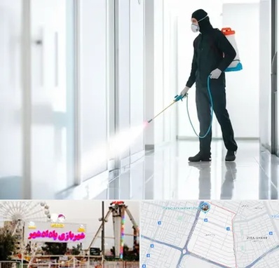 سمپاشی شرکت در پادادشهر اهواز 