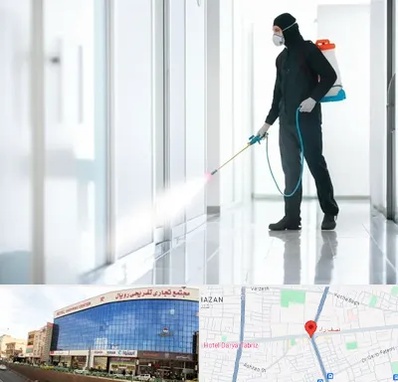 سمپاشی شرکت در نصف راه تبریز 