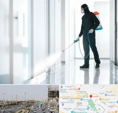 سمپاشی شرکت در بلوار توس مشهد 