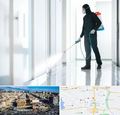 سمپاشی شرکت در شهرک راه آهن