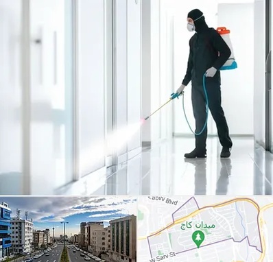 سمپاشی شرکت در سعادت آباد 