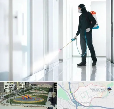 سمپاشی شرکت در مرزداران تبریز 