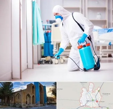 سمپاشی بیمارستان در اهر
