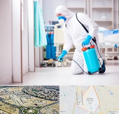 سمپاشی بیمارستان در اندیشه