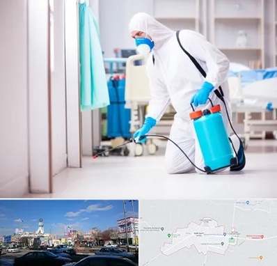 سمپاشی بیمارستان در ماهدشت کرج 