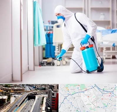 سمپاشی بیمارستان در ستارخان شیراز 