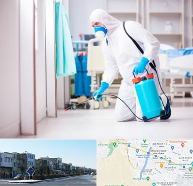 سمپاشی بیمارستان در شریعتی مشهد 