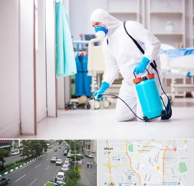 سمپاشی بیمارستان در ستارخان 