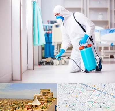 سمپاشی بیمارستان در هاشمیه مشهد 