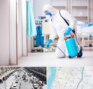 سمپاشی بیمارستان در نادری اهواز 