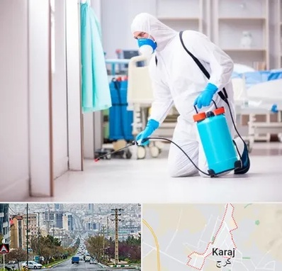 سمپاشی بیمارستان در گوهردشت کرج 