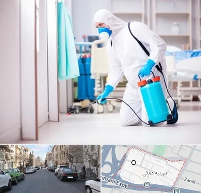 سمپاشی بیمارستان در مجیدیه شمالی