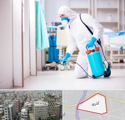سمپاشی بیمارستان در آذری