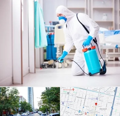 سمپاشی بیمارستان در امامت مشهد 