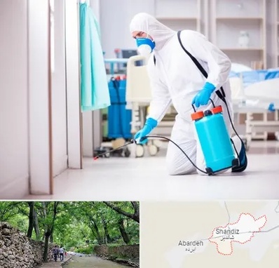 سمپاشی بیمارستان در شاندیز مشهد 